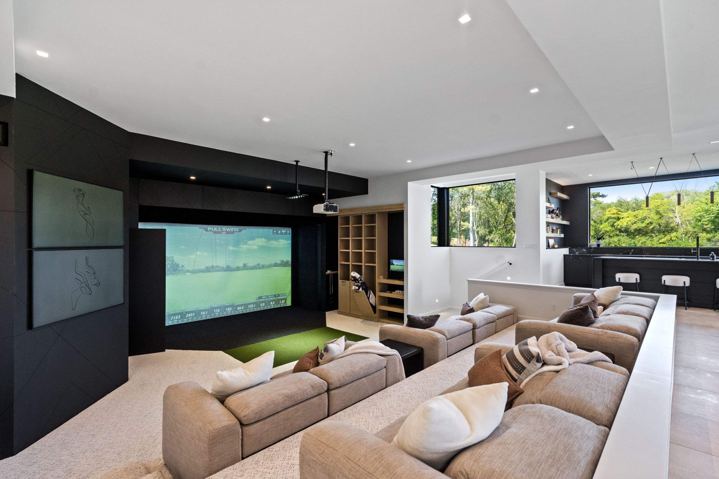 Elevate Your Office Space with a Full Swing Simulator